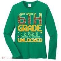 Back To School 6th Grade Gamer Women's Long Sleeve Shirt thumb 0