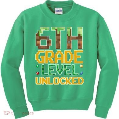 Back To School 6th Grade Gamer Kids Sweatshirt