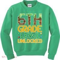 Back To School 6th Grade Gamer Kids Sweatshirt thumb 0