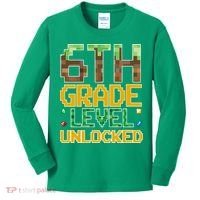 Back To School 6th Grade Gamer Kids Long Sleeve Shirt thumb 0