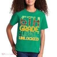 Back To School 6th Grade Gamer Kids T-Shirt thumb 2
