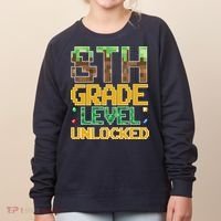 Back To School 8th Grade Gamer Women's Sweatshirt thumb 0