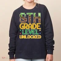 Back To School 8th Grade Gamer Women's Sweatshirt thumb 0