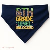 Back To School 8th Grade Gamer USA-Made Doggie Bandana thumb 0