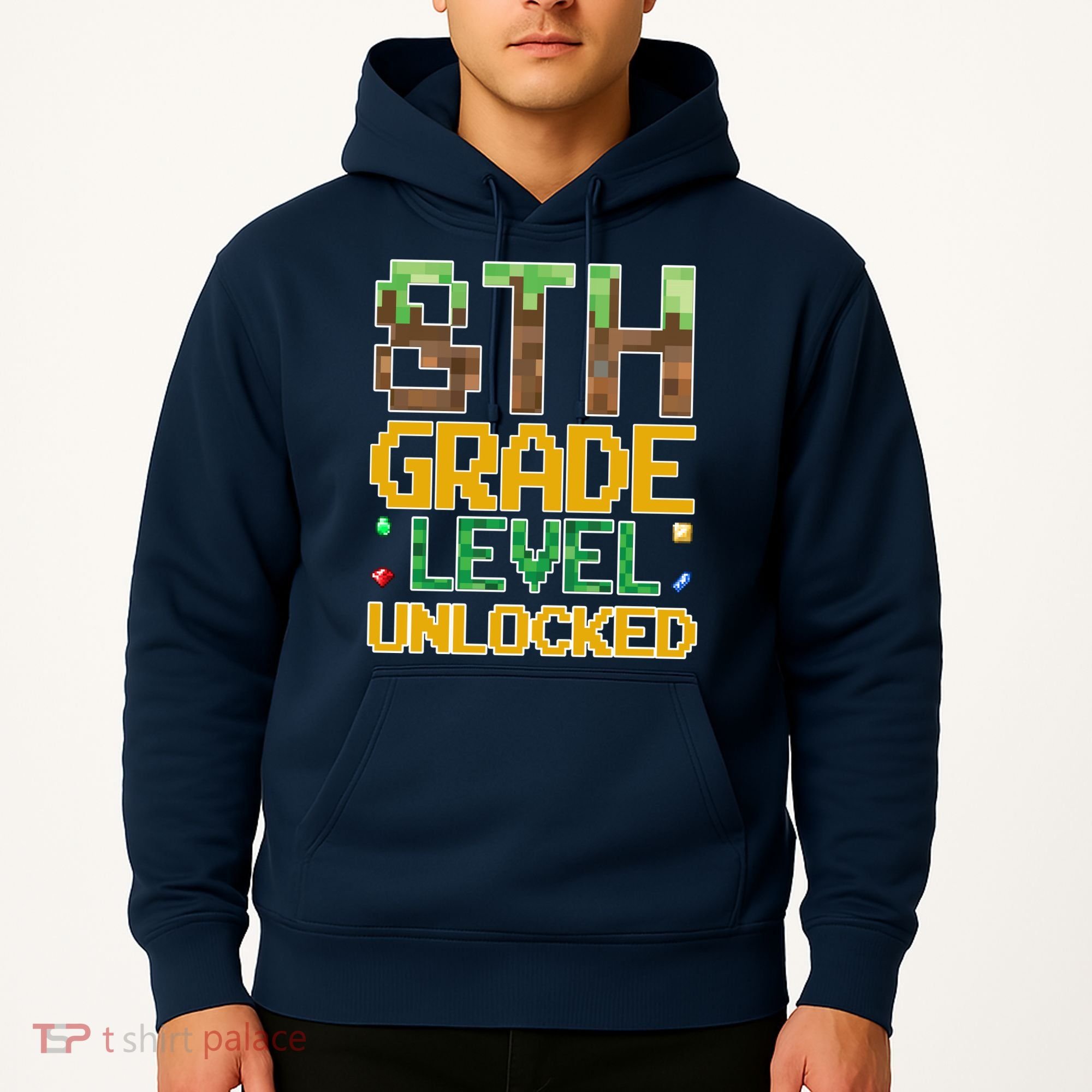 Back To School 8th Grade Gamer Hoodie