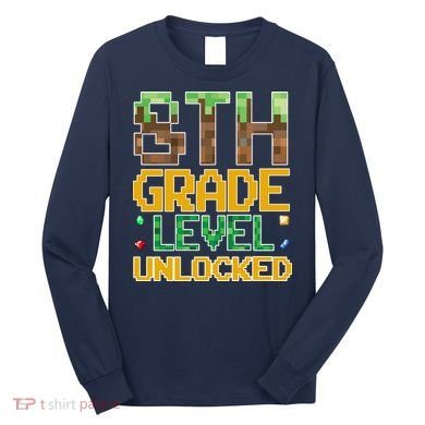 Back To School 8th Grade Gamer Long Sleeve Shirt