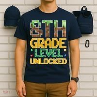 Back To School 8th Grade Gamer T-Shirt thumb 6
