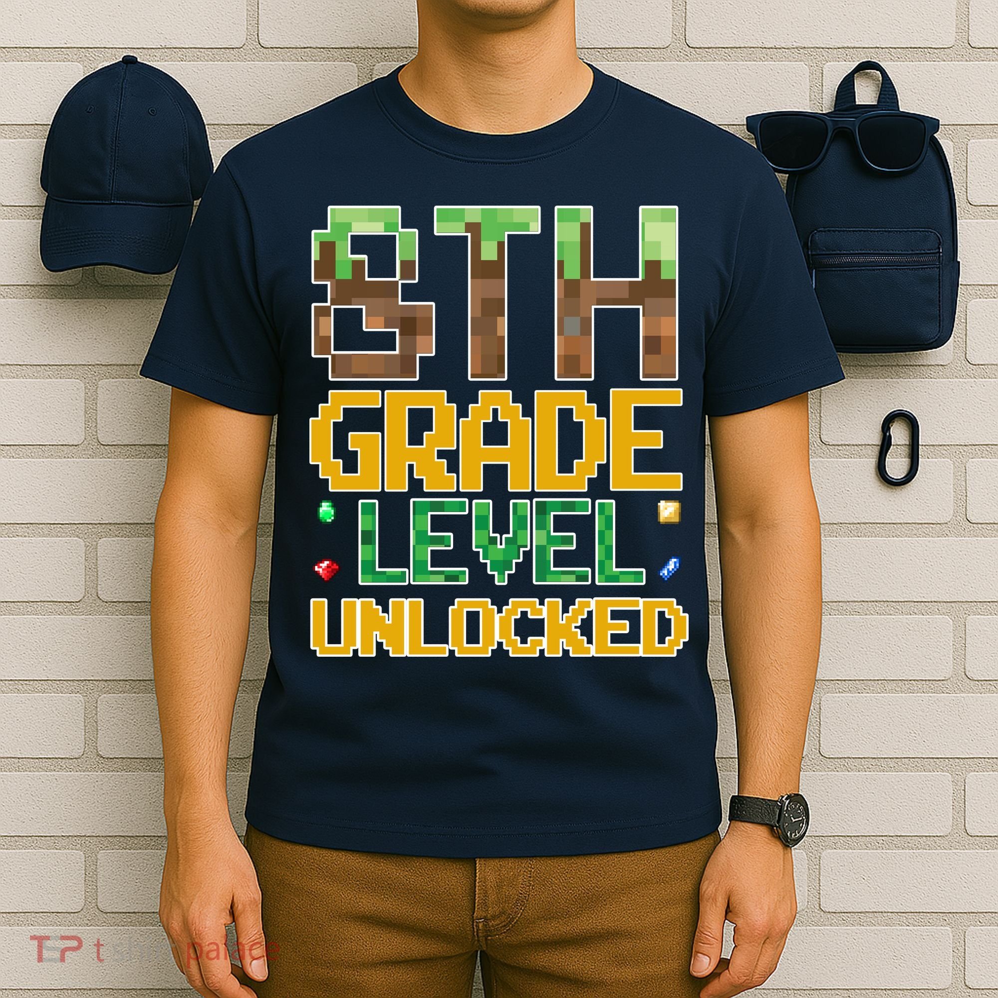 Back To School 8th Grade Gamer T-Shirt