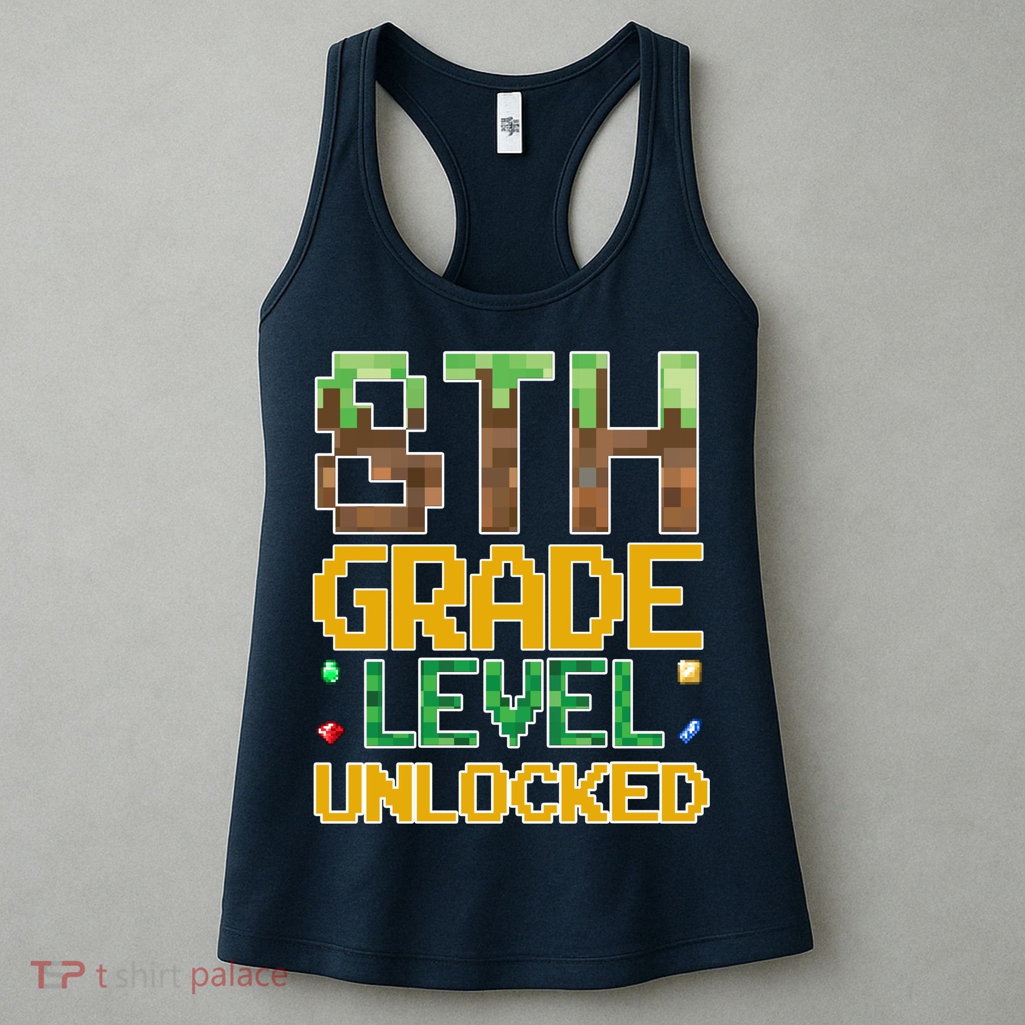 Back To School 8th Grade Gamer Women's Tank Top