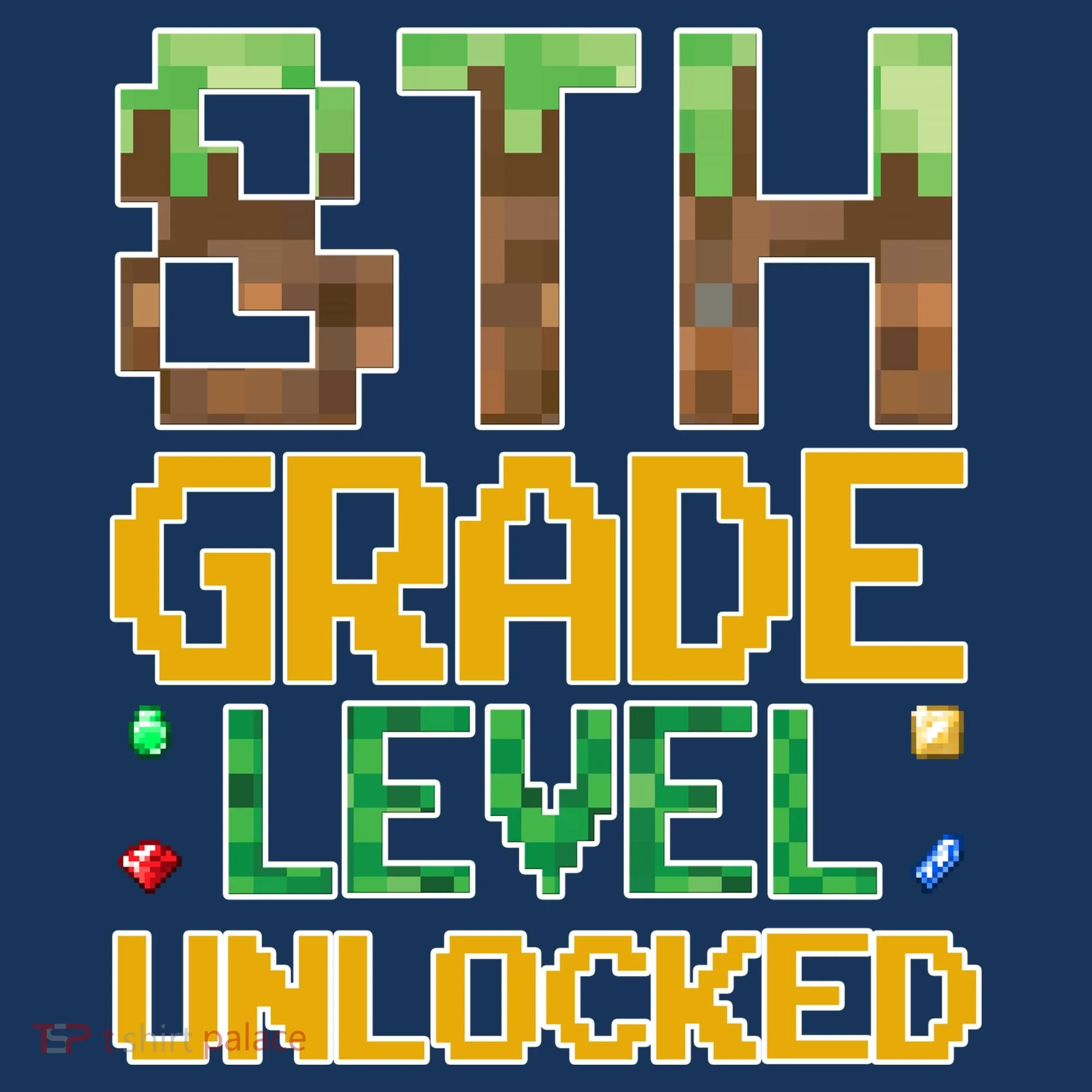 Back To School 8th Grade Gamer Baby Bodysuit