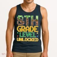 Back To School 8th Grade Gamer Tank Top thumb 3