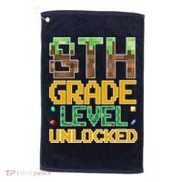 Back To School 8th Grade Gamer Golf Towel thumb 0