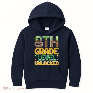 Back To School 8th Grade Gamer Kids Hoodie