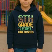 Back To School 8th Grade Gamer Kids Hoodie thumb 3