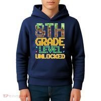 Back To School 8th Grade Gamer Kids Hoodie thumb 4