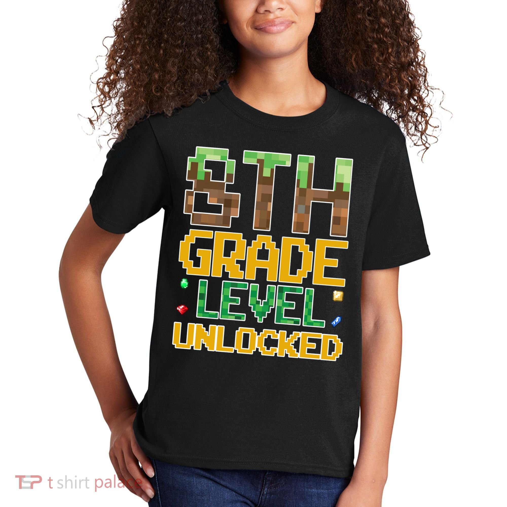 Back To School 8th Grade Gamer Kids T-Shirt