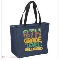 Back To School 8th Grade Gamer Tote Bag thumb 2
