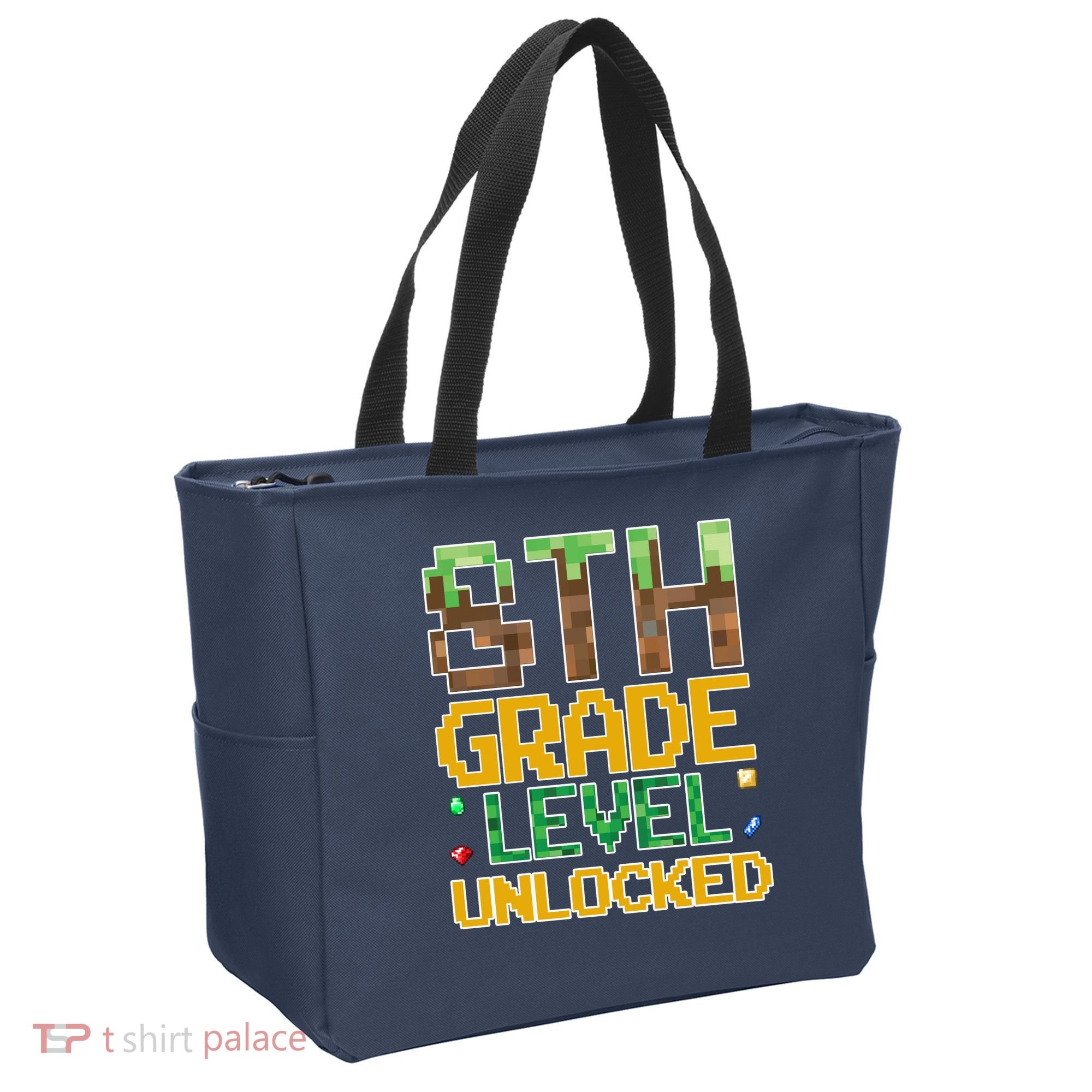 Back To School 8th Grade Gamer Tote Bag