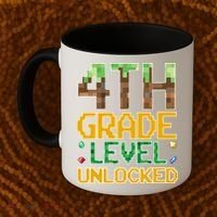 Back To School 4th Grade Gamer Coffee Mug thumb 2