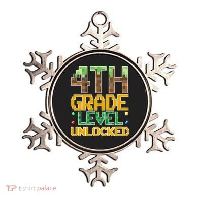 Back To School 4th Grade Gamer Ornament