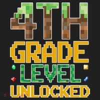 Back To School 4th Grade Gamer Golf Towel thumb 3