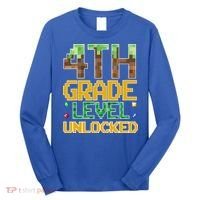 Back To School 4th Grade Gamer Long Sleeve Shirt thumb 0