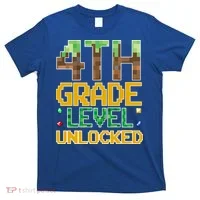 Back To School 4th Grade Gamer T-Shirt thumb 0