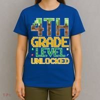 Back To School 4th Grade Gamer T-Shirt thumb 4