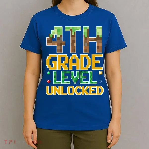 Back To School 4th Grade Gamer T-Shirt