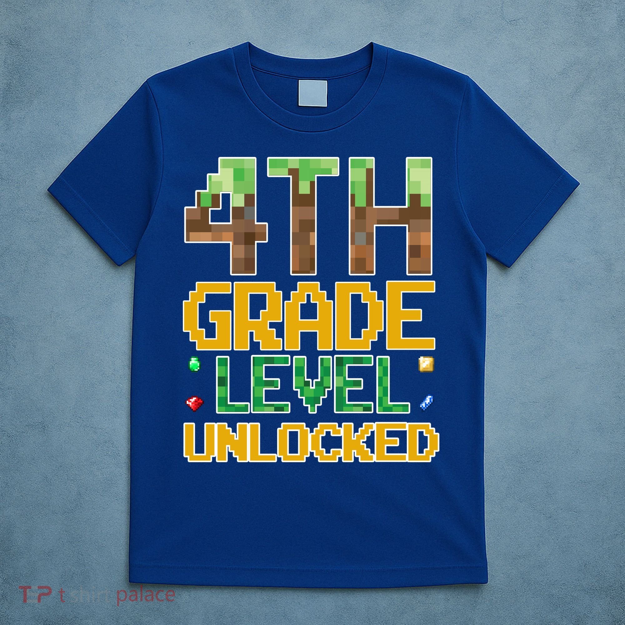 Back To School 4th Grade Gamer T-Shirt