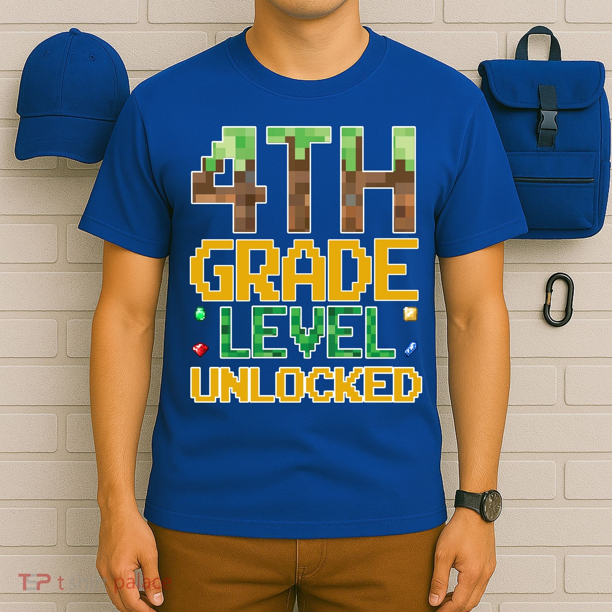 Back To School 4th Grade Gamer T-Shirt
