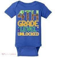 Back To School 4th Grade Gamer Baby Bodysuit thumb 0