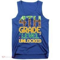 Back To School 4th Grade Gamer Tank Top thumb 0