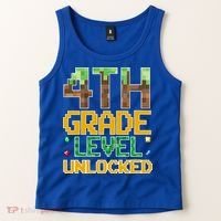Back To School 4th Grade Gamer Tank Top thumb 2