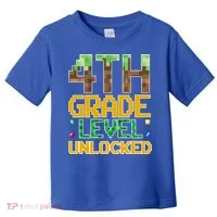 Back To School 4th Grade Gamer Toddler T-Shirt thumb 0