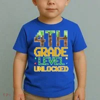 Back To School 4th Grade Gamer Toddler T-Shirt thumb 2
