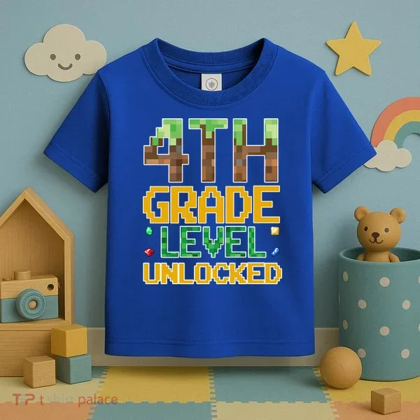 Back To School 4th Grade Gamer Toddler T-Shirt