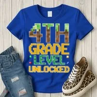 Back To School 4th Grade Gamer Women's T-Shirt thumb 3