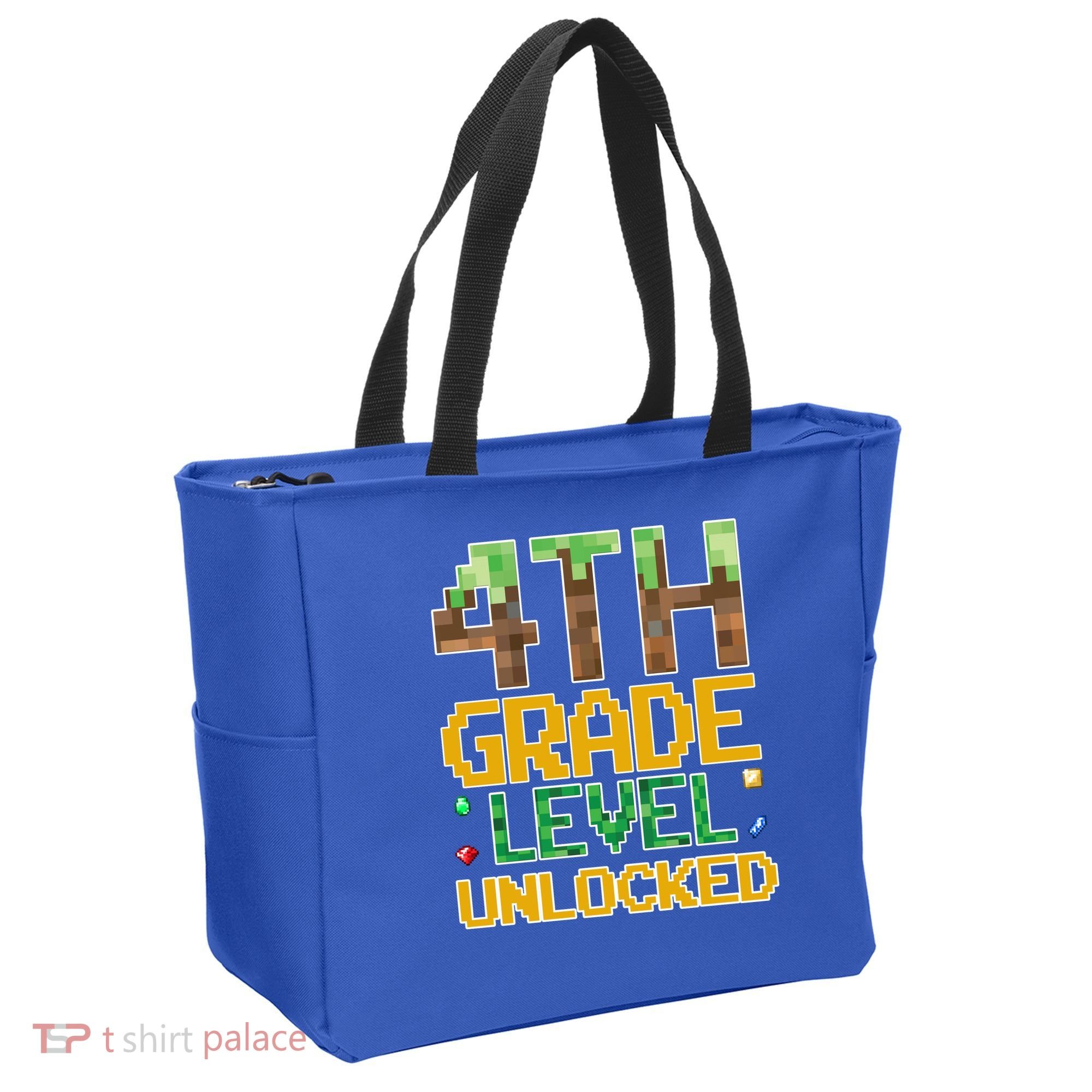 Back To School 4th Grade Gamer Tote Bag
