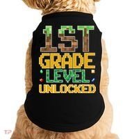Back To School 1st Grade Gamer First Day Doggie Tank thumb 0