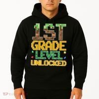 Back To School 1st Grade Gamer First Day Hoodie thumb 2