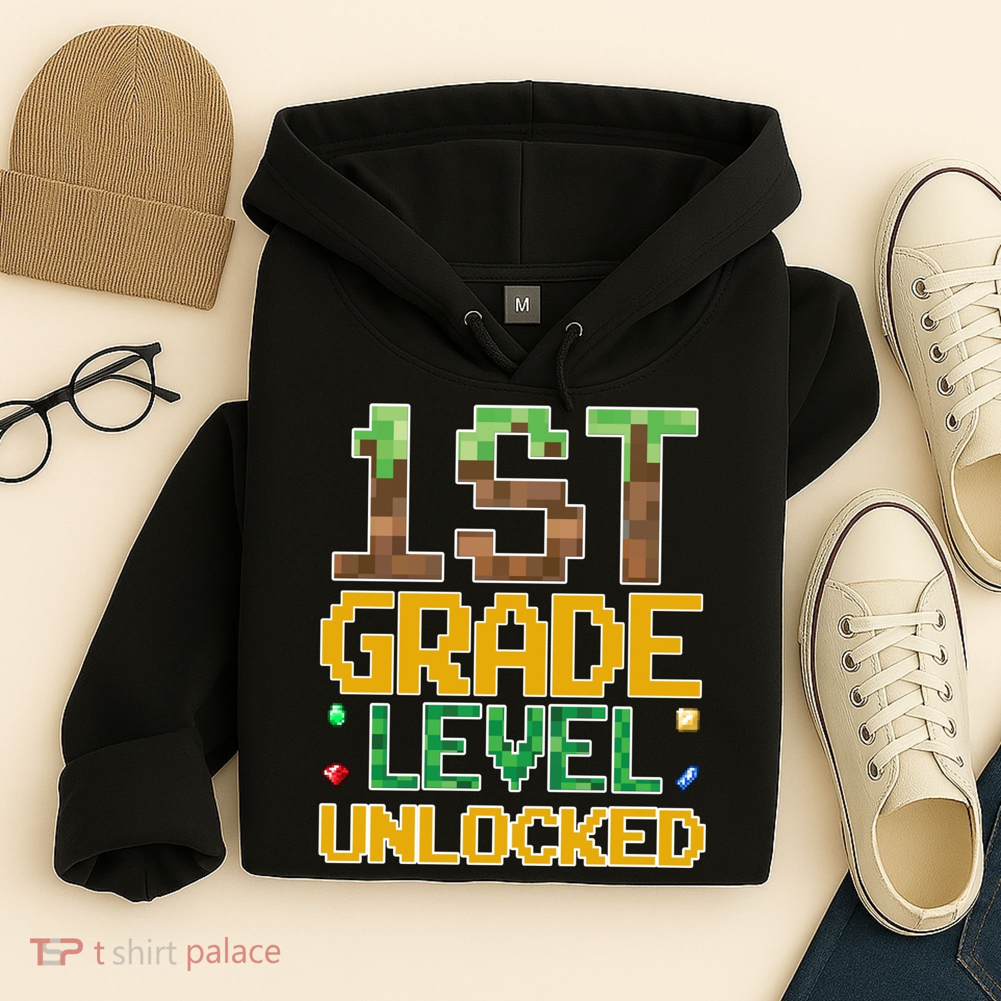 Back To School 1st Grade Gamer First Day Hoodie