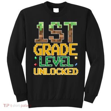 Back To School 1st Grade Gamer First Day Sweatshirt