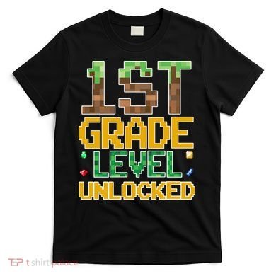 Back To School 1st Grade Gamer First Day T-Shirt