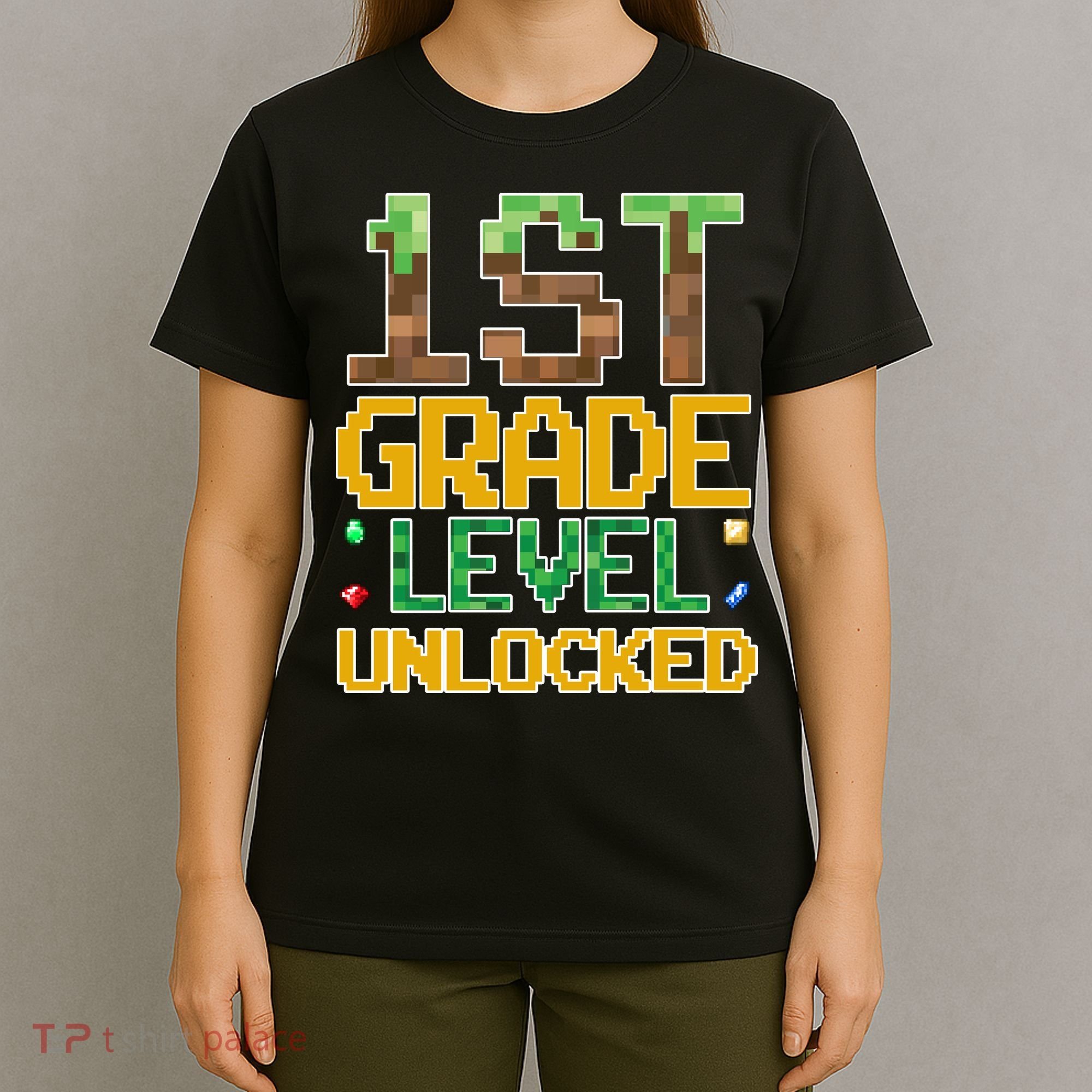 Back To School 1st Grade Gamer First Day T-Shirt