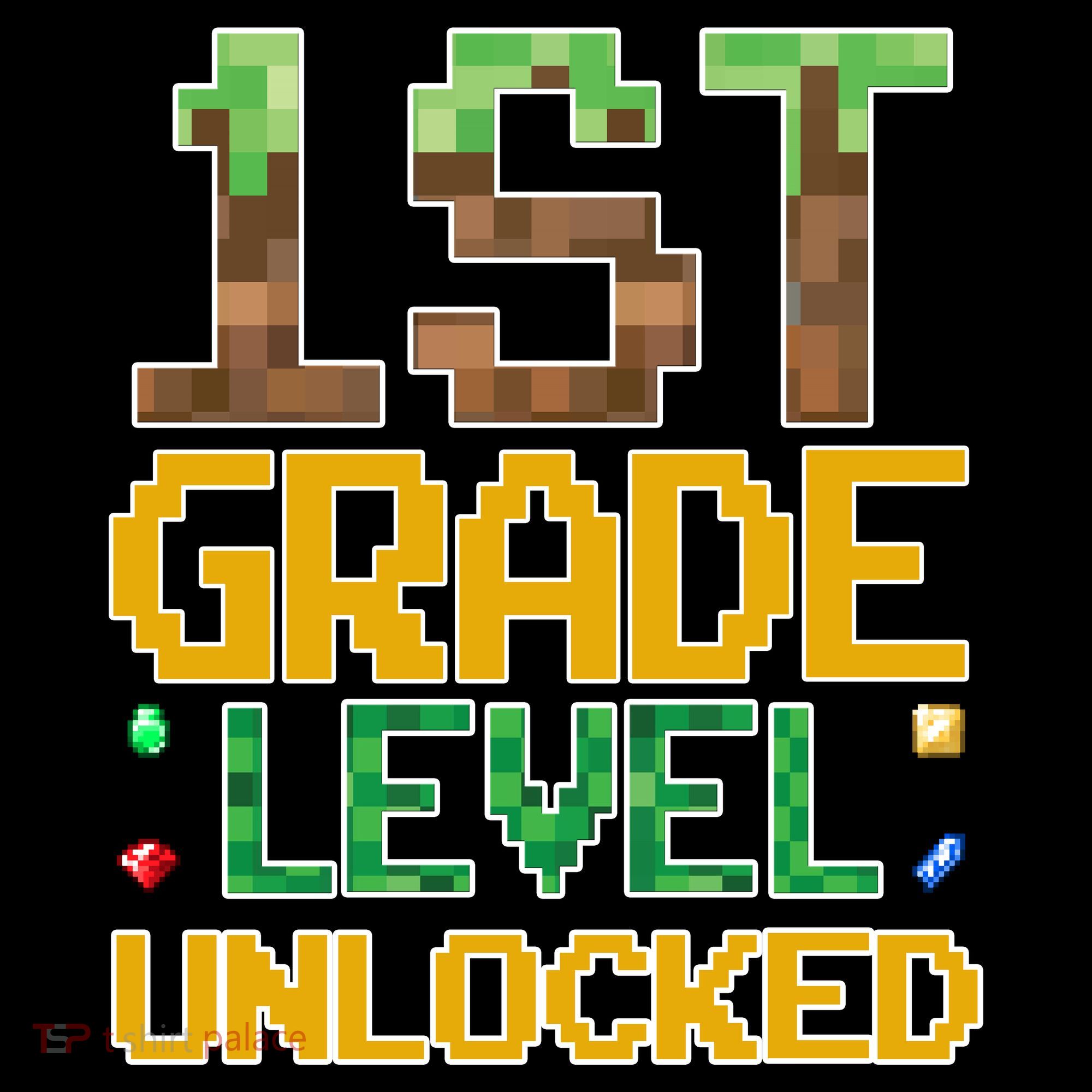 Back To School 1st Grade Gamer First Day Mousepad