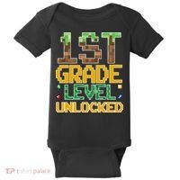 Back To School 1st Grade Gamer First Day Baby Bodysuit thumb 0