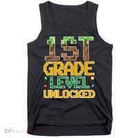 Back To School 1st Grade Gamer First Day Tank Top thumb 0