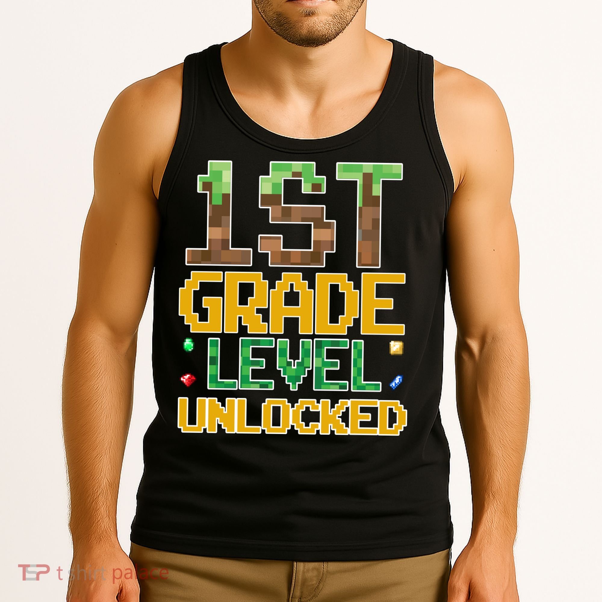 Back To School 1st Grade Gamer First Day Tank Top