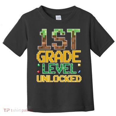 Back To School 1st Grade Gamer First Day Toddler T-Shirt